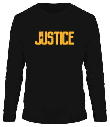 Мужская футболка длинный рукав Justice League