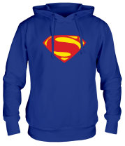 Толстовка худи Superman new logo фото