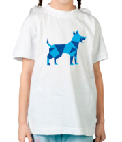 Детская футболка Абстрактная собака фото