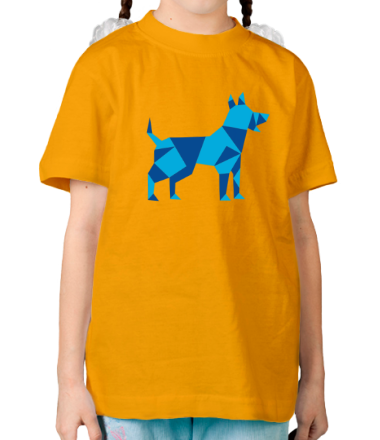 Детская футболка Абстрактная собака