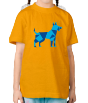 Детская футболка Абстрактная собака фото