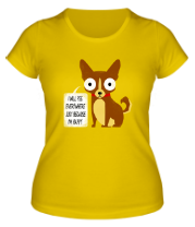 Женская футболка Собачья логика фото