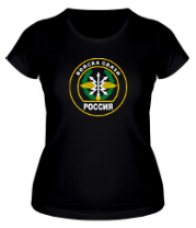 Женская футболка Войска связи фото