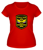 Женская футболка Железнодорожные войска фото