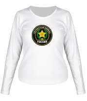 Женская футболка длинный рукав Сухопутные войска фото