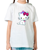 Детская футболка Kitty - котенок