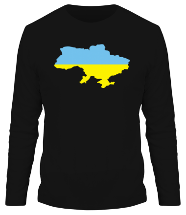 Мужская футболка длинный рукав Украина