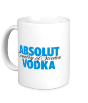 Кружка Absolut Vodka фото