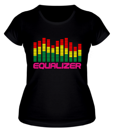 Женская футболка Equalizer