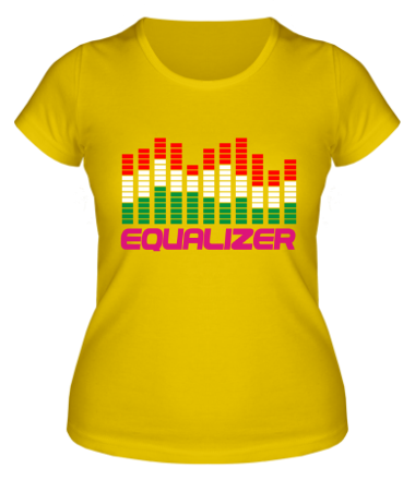 Женская футболка Equalizer