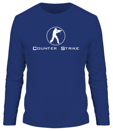 Мужская футболка длинный рукав Counter Strike
