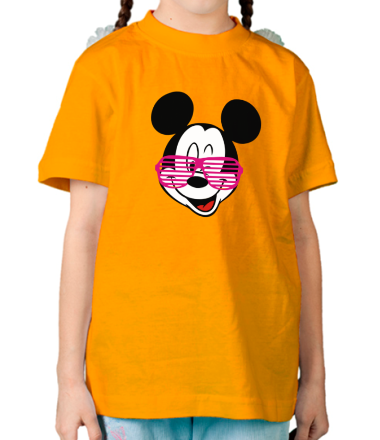 Детская футболка Микки Маус в очках
