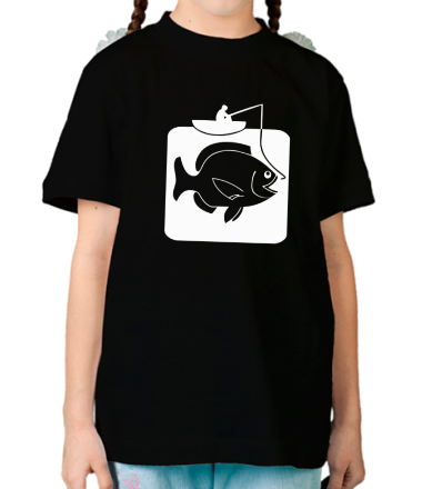 Детская футболка Рыбак и большая рыба