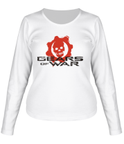 Женская футболка длинный рукав Gears of war фото
