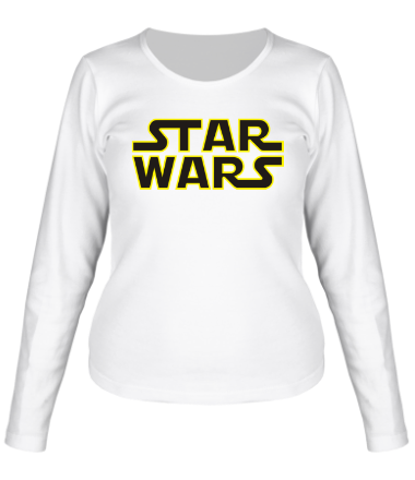 Женская футболка длинный рукав Star Wars