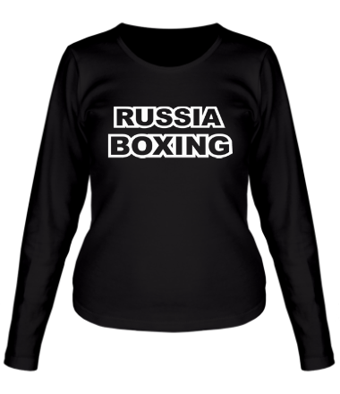 Женская футболка длинный рукав Boxing