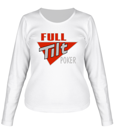 Женская футболка длинный рукав Full Tilt Poker