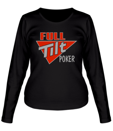 Женская футболка длинный рукав Full Tilt Poker