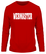 Мужская футболка длинный рукав Webmaster фото