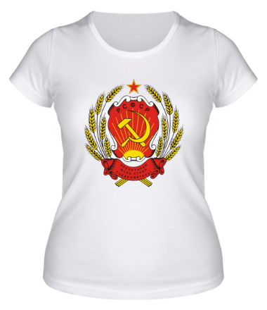 Женская футболка Герб РСФСР