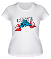 Женская футболка Russia PR фото