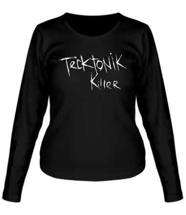 Женская футболка длинный рукав Tecktonik Killer