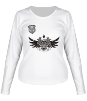 Женская футболка длинный рукав Кельтский орнамент фото