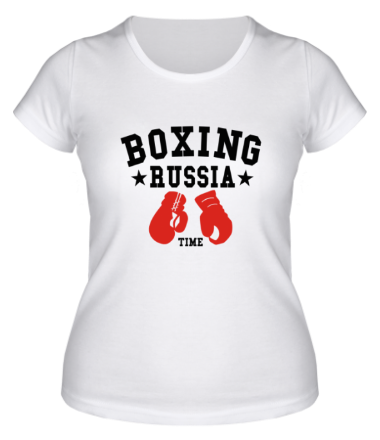 Женская футболка Boxing Russia