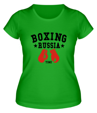 Женская футболка Boxing Russia