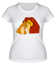 Женская футболка Король Лев
