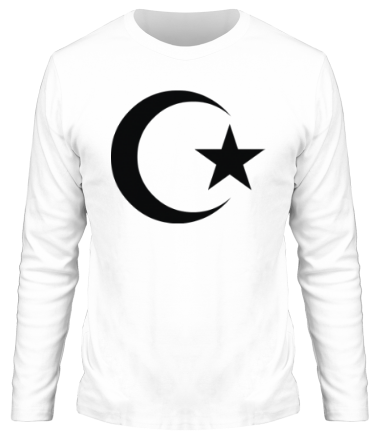 Мужская футболка длинный рукав Мусульманин