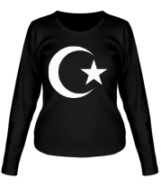 Женская футболка длинный рукав Мусульманин фото