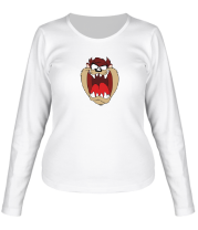 Женская футболка длинный рукав Тасманский Дьявол фото