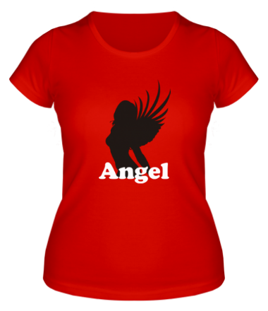 Женская футболка Девушка Ангел