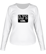 Женская футболка длинный рукав Dj's Girl фото