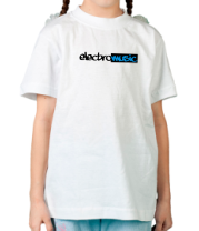 Детская футболка Electro music фото
