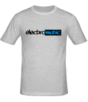 Мужская футболка Electro music фото