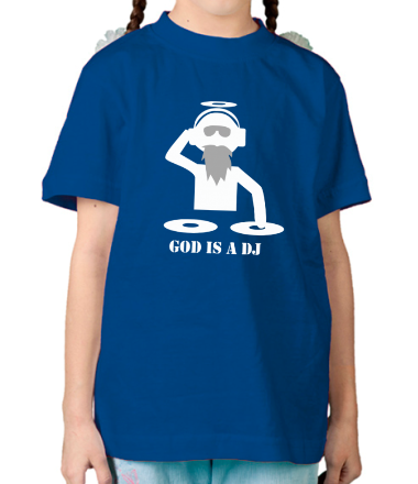 Детская футболка God is a DJ