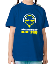 Детская футболка Hard techno фото