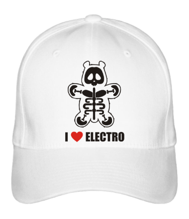 Бейсболка I love electro