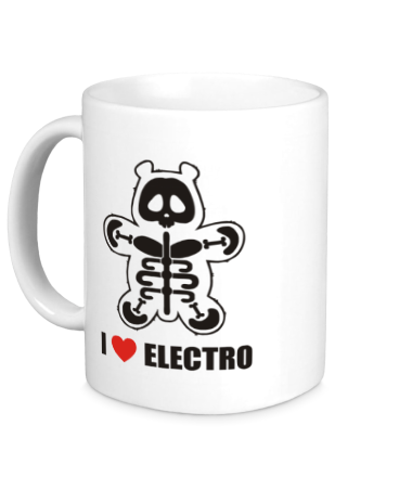 Кружка I love electro