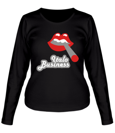 Женская футболка длинный рукав Italo business