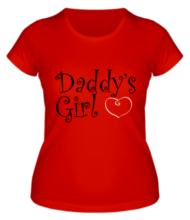 Женская футболка Daddy's Girl