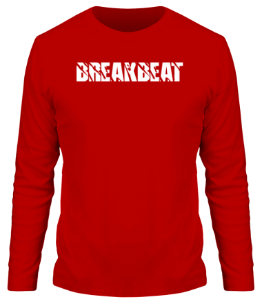 Мужская футболка длинный рукав Breakbeat