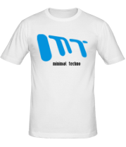 Мужская футболка Minimal techno фото