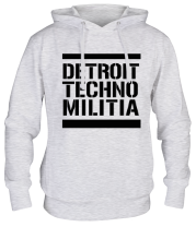 Толстовка худи Detroit techno militia фото