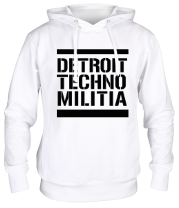 Толстовка худи Detroit techno militia фото
