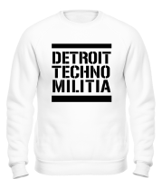 Толстовка без капюшона Detroit techno militia фото