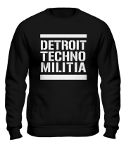 Толстовка без капюшона Detroit techno militia фото