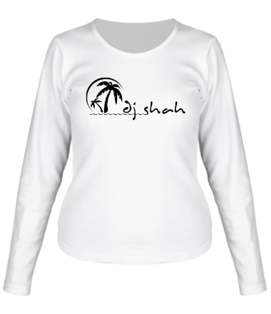 Женская футболка длинный рукав Dj Shah